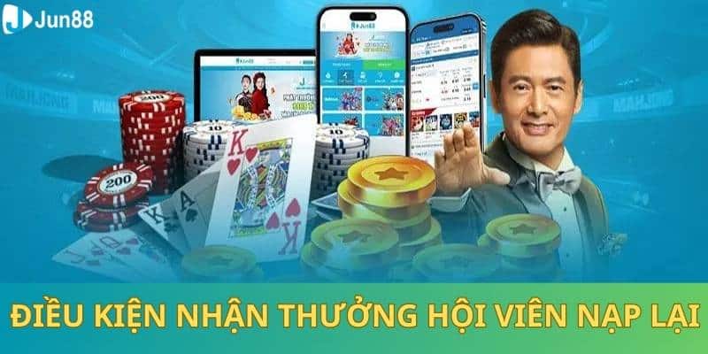 Jun88_Tặng Hội Viên Cũ Nạp Lại Lên Đến 8888 Điểm